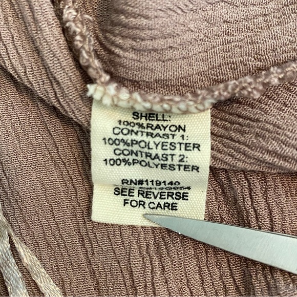 Double Xero Lavender Tope Pattern Halter Top Size S - Picture 7 of 8